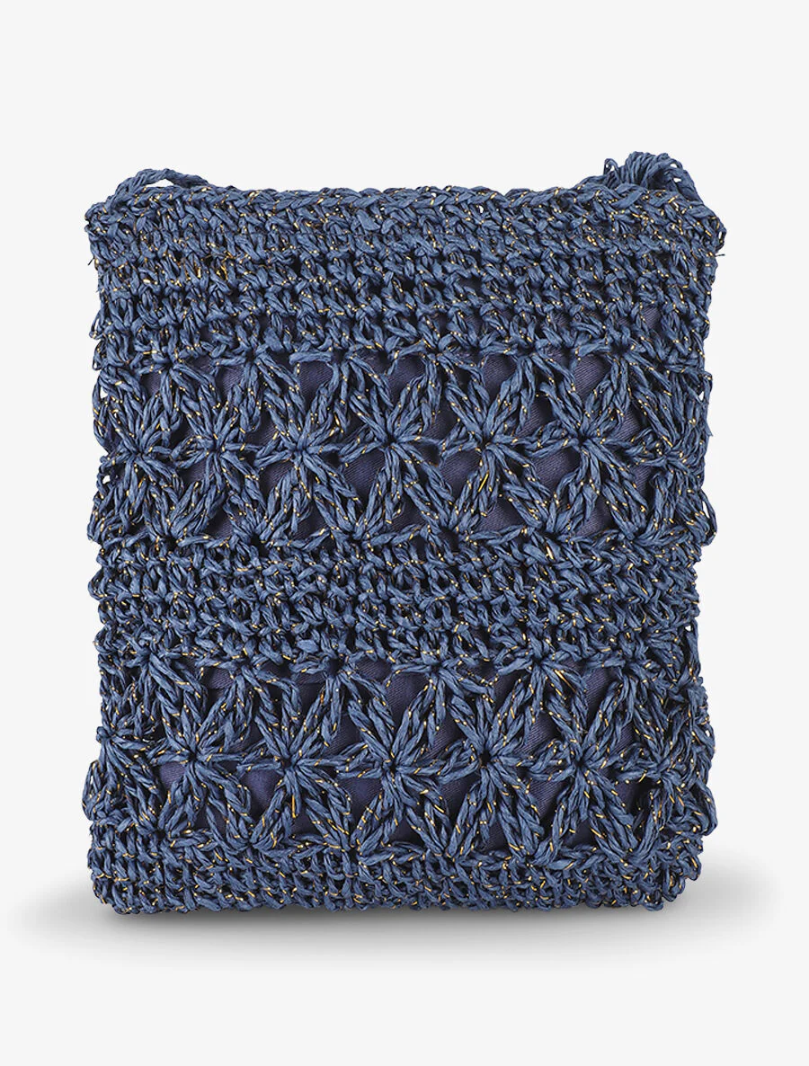 Cecilia schoudertas - Marineblauw - Image 2
