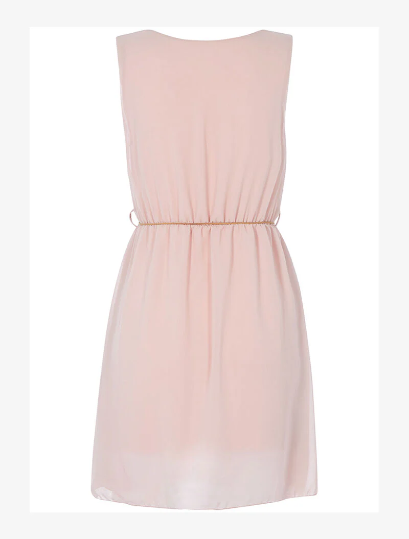 Gordeljurk van voile - roze - Image 2