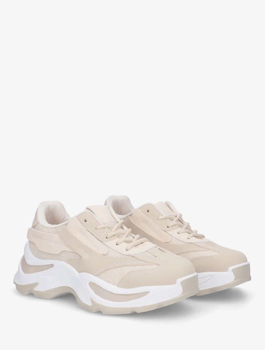 Chunky zool sneakers - Beige - Image 4