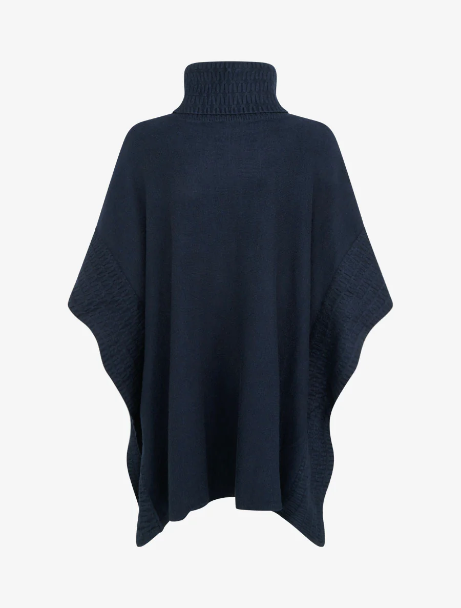 Coltrui poncho - Marine - Image 2
