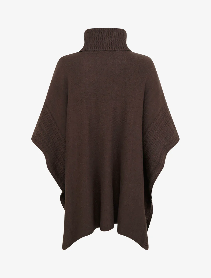 Coltrui poncho - Bruin - Image 2