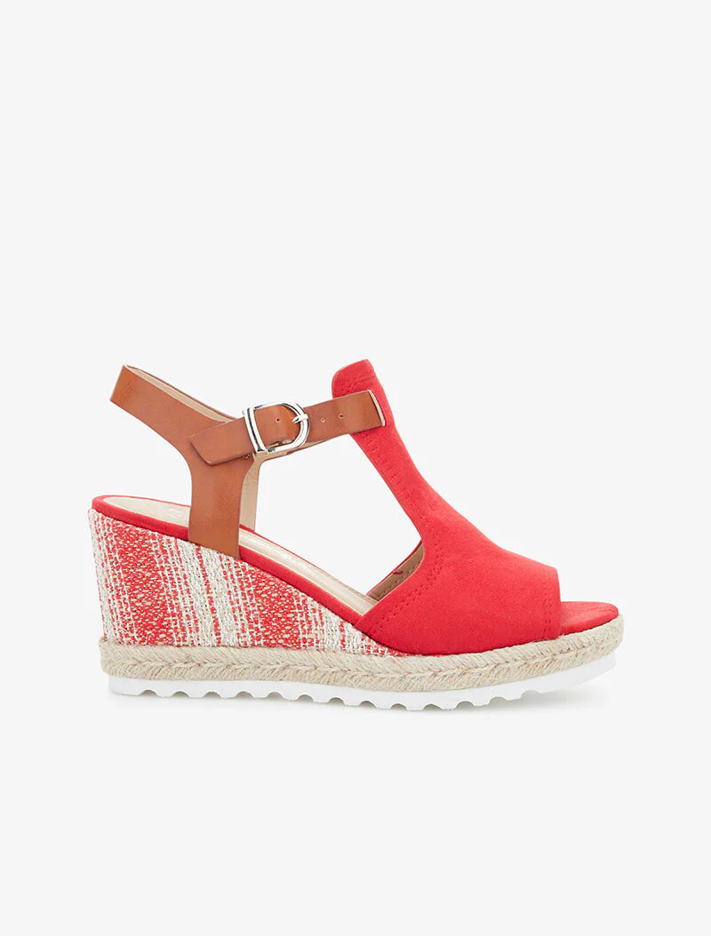 Trimateriaal sleehakken - rood