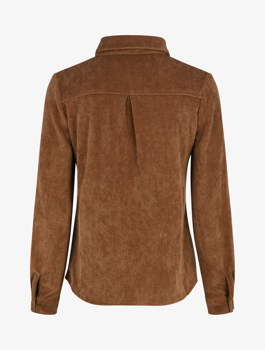 Corduroy overhemd - Bruin - Image 2