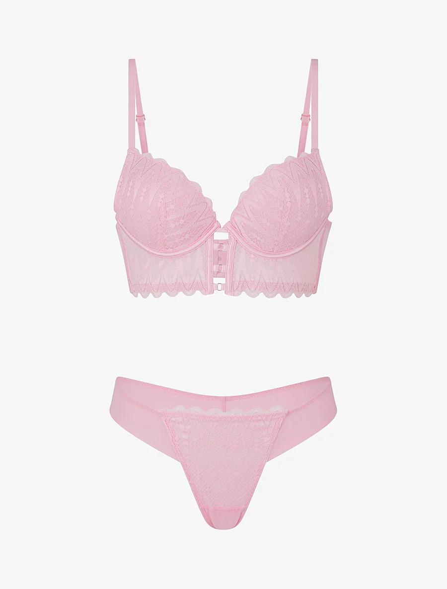 Corsetstijl lingerieset - Roos - Image 2