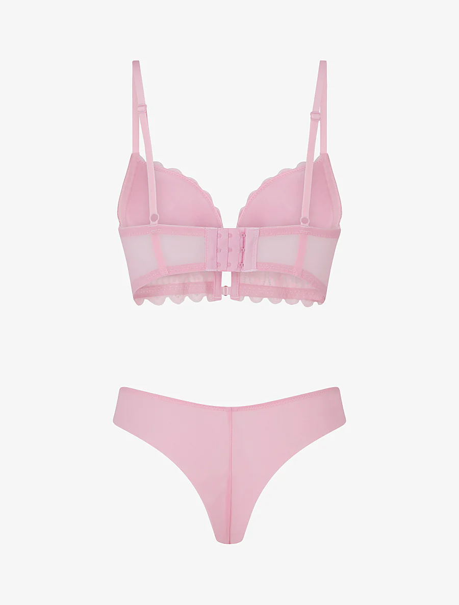 Corsetstijl lingerieset - Roos - Image 3