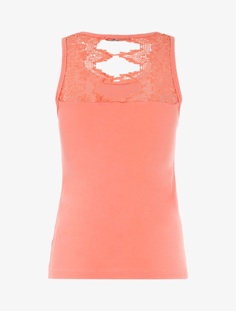Strass tanktop in de vorm van een zak - roze - Image 2
