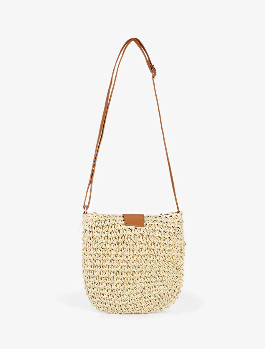 Delia schoudertas - beige - Image 2