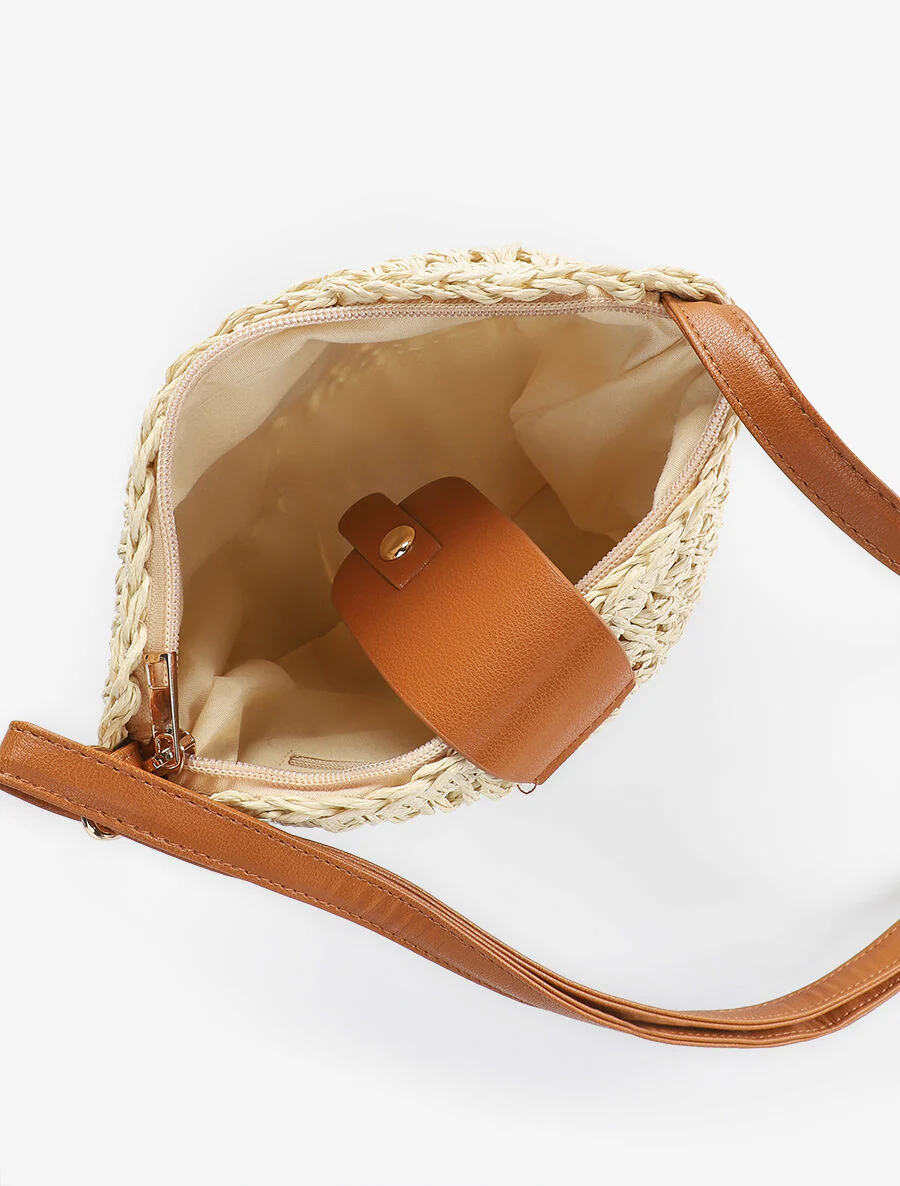 Delia schoudertas - beige - Image 4