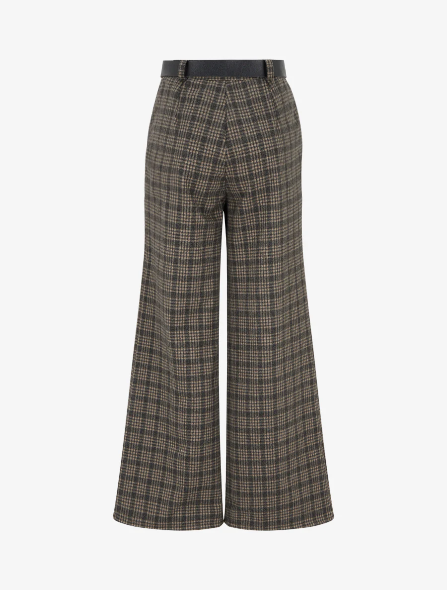 Dikke broek met ruitjesprint - Mol - Image 2