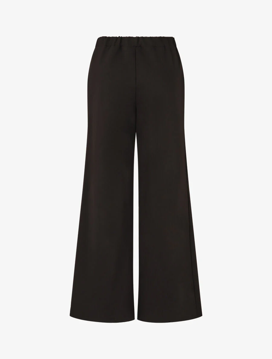 Dikke. loszittende lange broek - zwart - Image 2