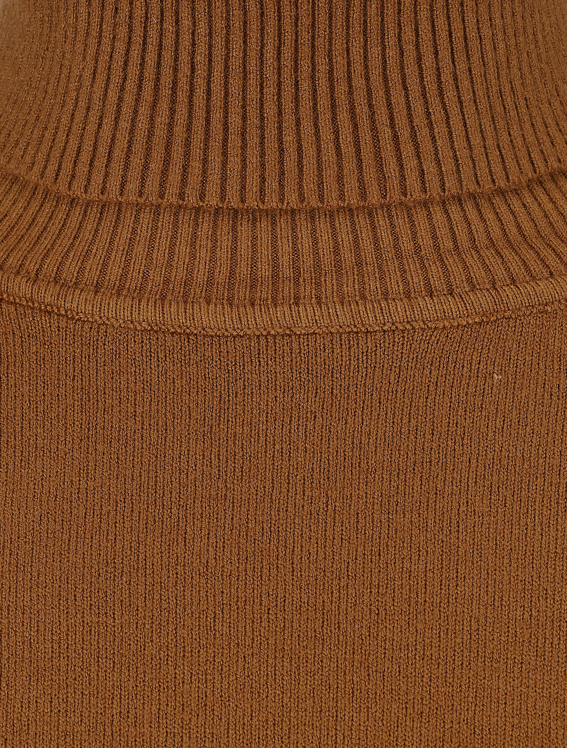 Dunne effen coltrui - Kameel - Image 3