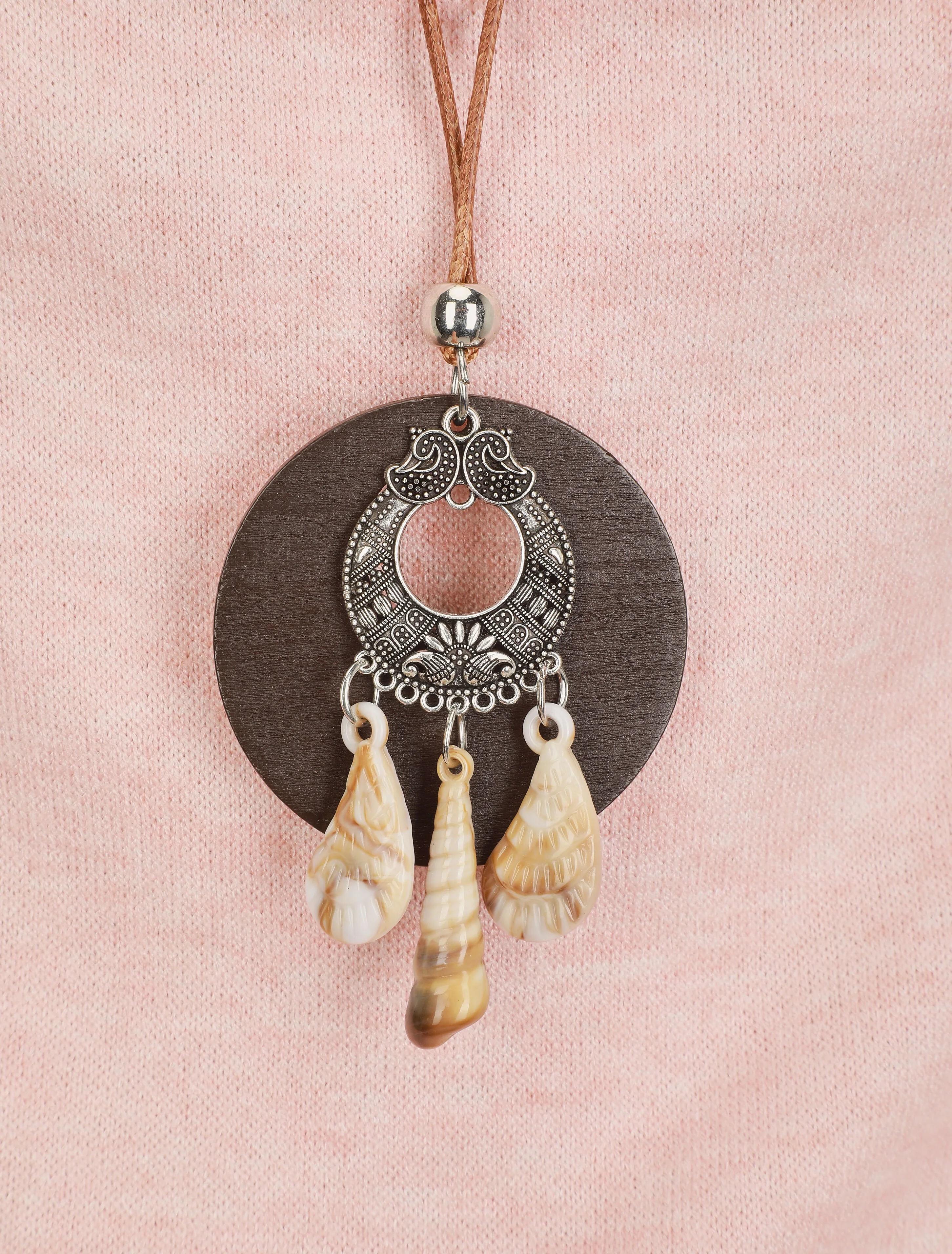 Dunne trui met wijde watervalhals - Roze - Image 3