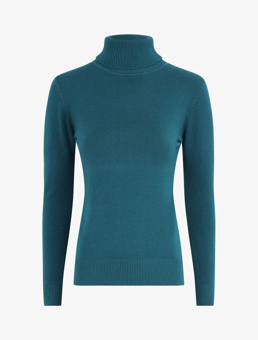 Effen coltrui - Blauwgroen