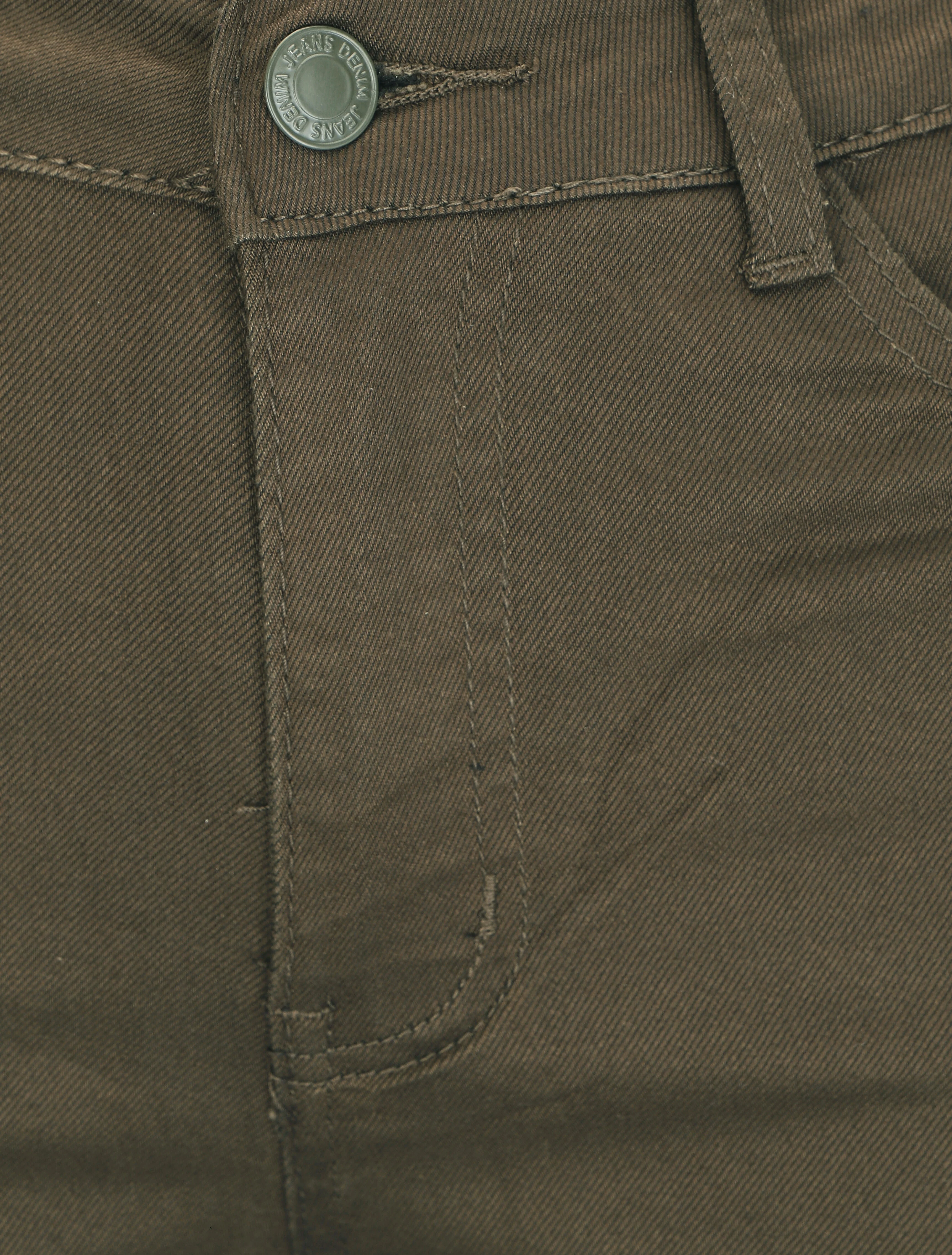 Effen flare jeans met standaard taille - Kakigroen - Image 3
