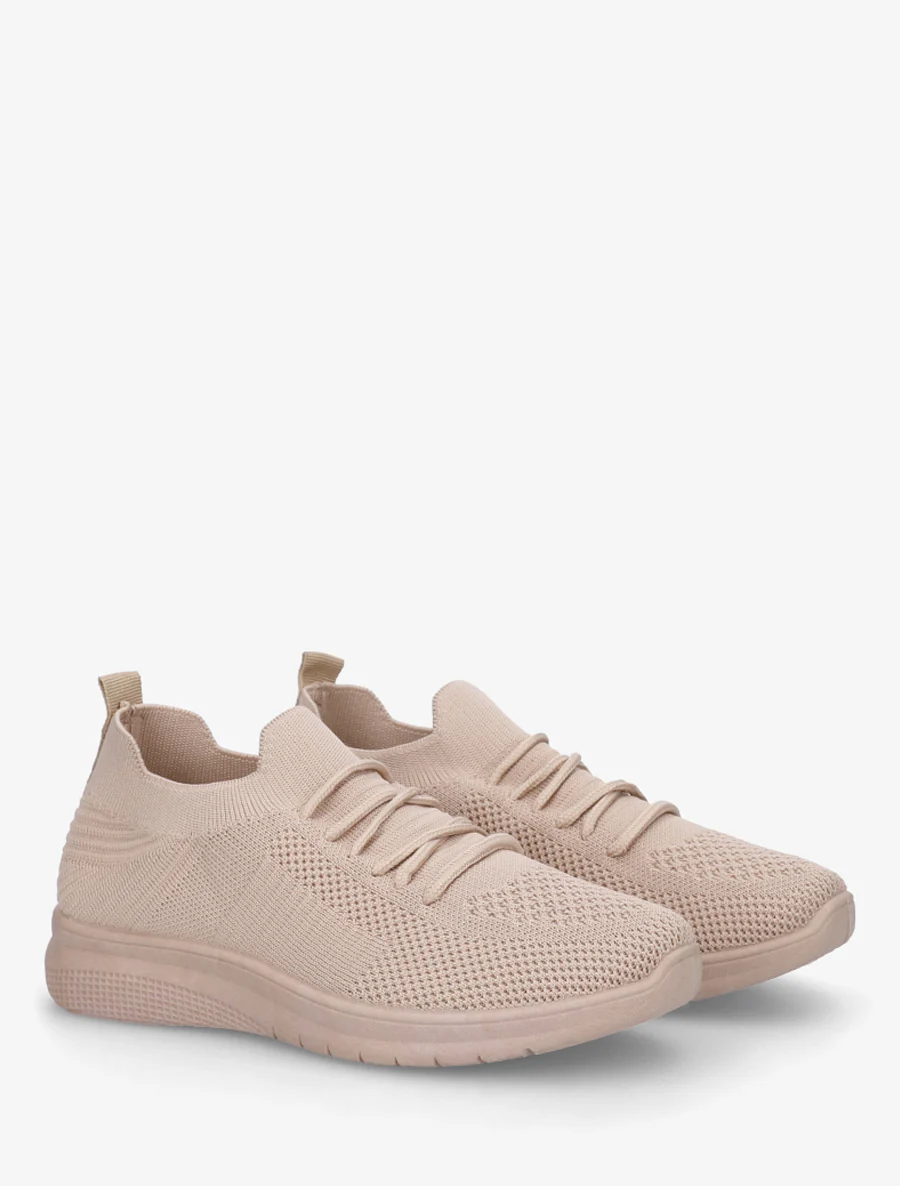 Effen gebreide sneakers - Mol - Image 4