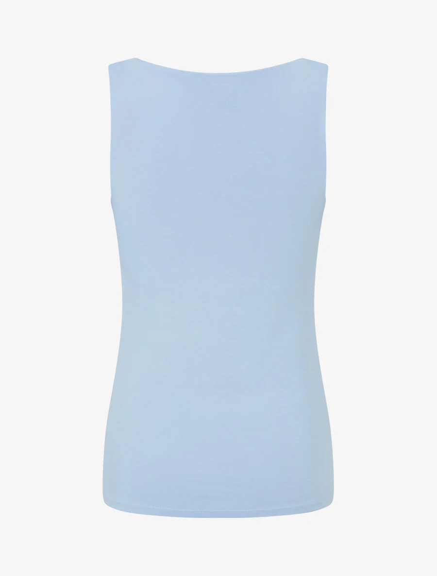 Effen klassiek tanktop - Lichtblauw - Image 2