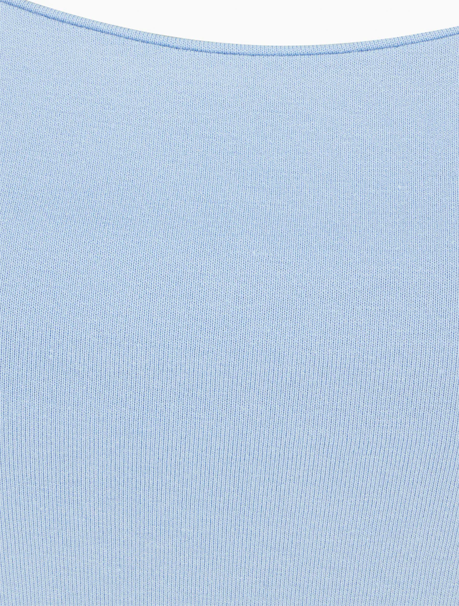 Effen klassiek tanktop - Lichtblauw - Image 3