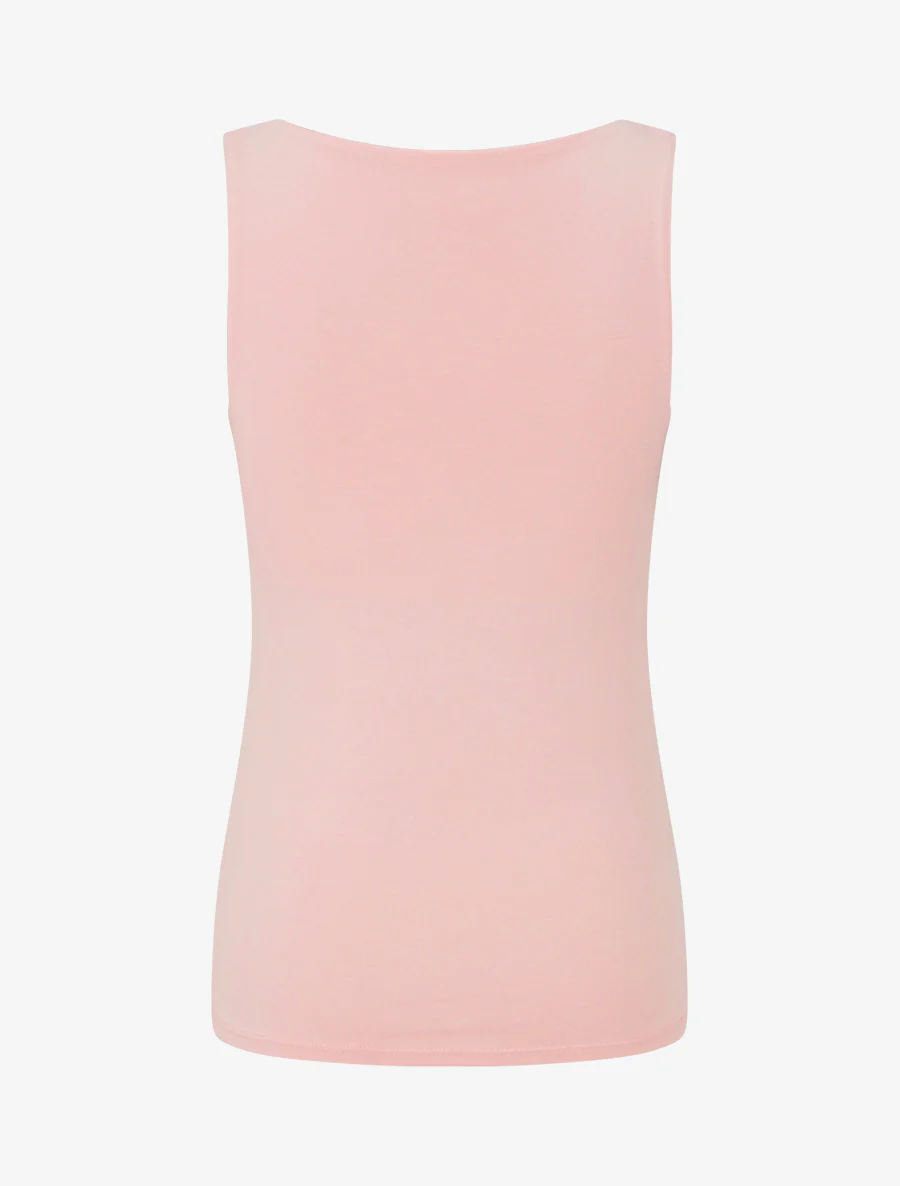 Effen klassiek tanktop - Roos - Image 2