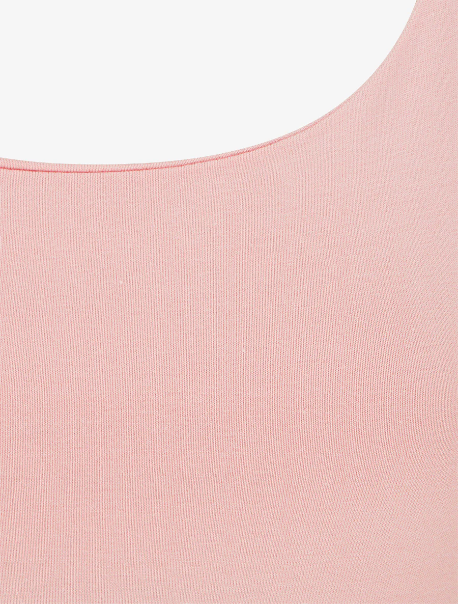 Effen klassiek tanktop - Roos - Image 3
