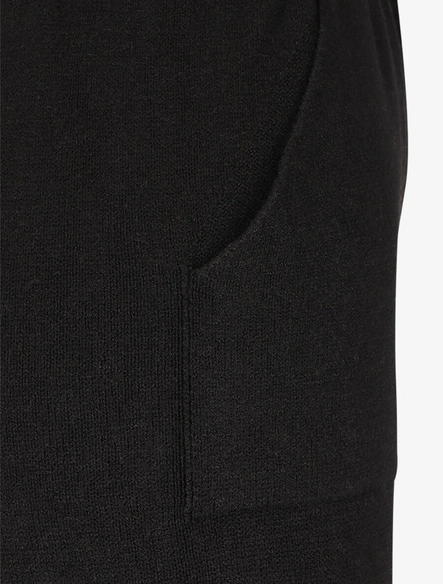 Effen mesh broek - Zwart - Image 3