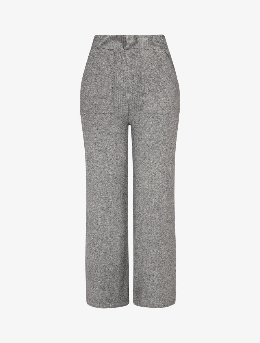 Effen mesh broek - Grijs