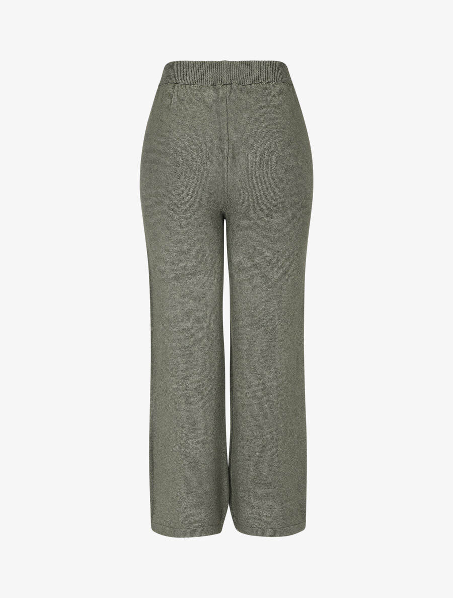 Effen mesh broek - Khaki - Image 2