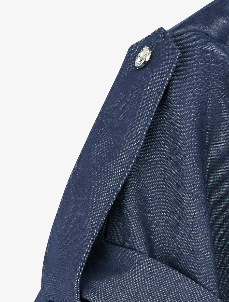 Effen overhemd met zakken - Ongerept blauw - Image 3