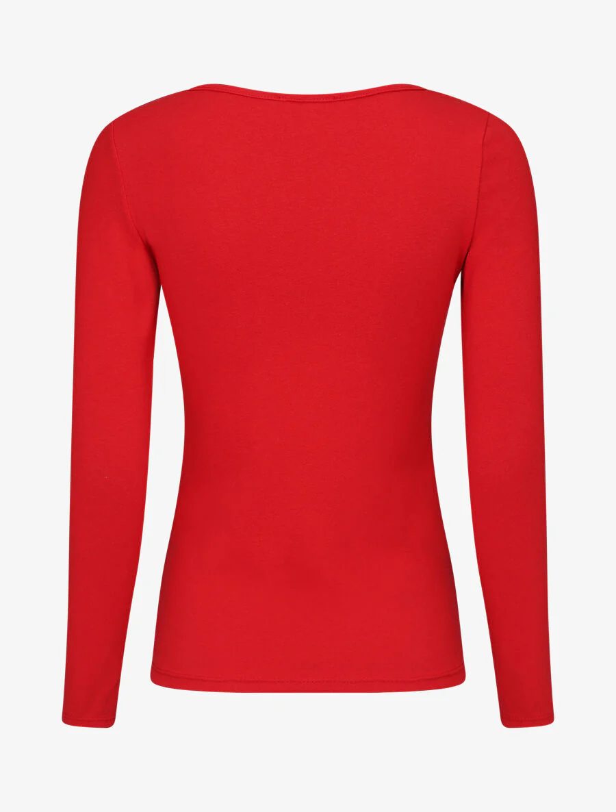 Effen recht topje - Rood - Image 2