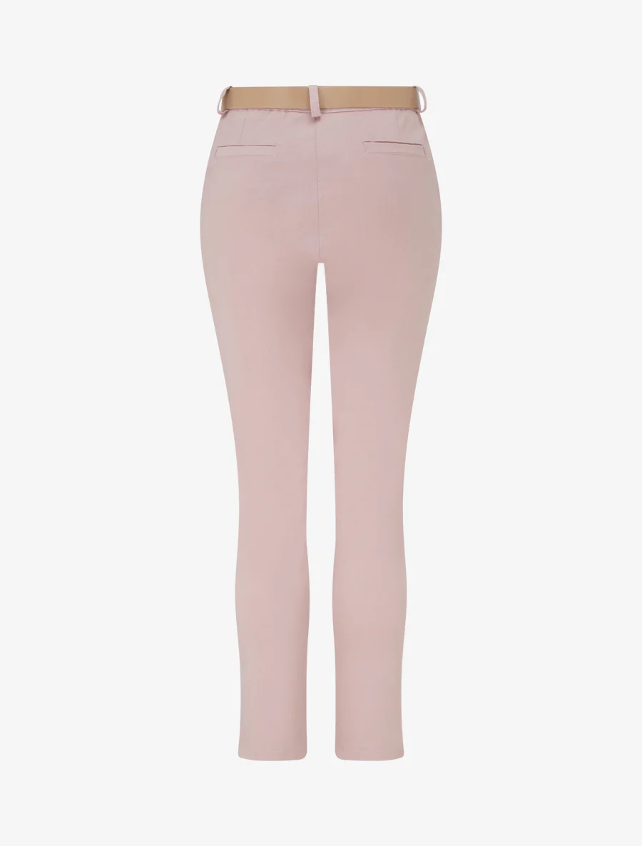 Effen rechte broek - Oudroze - Image 2