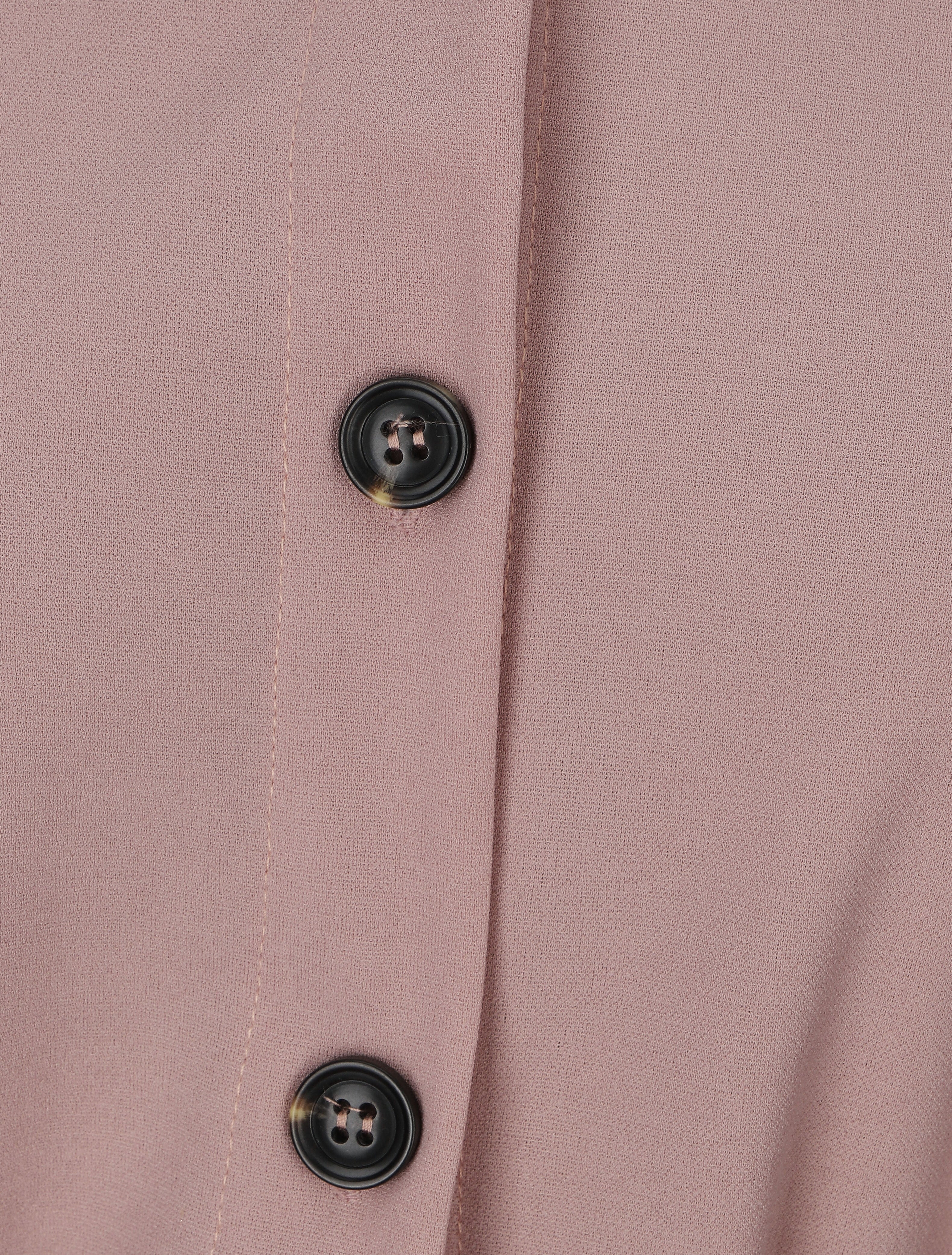 Effen shirt en strikdassen - Oudroze - Image 3
