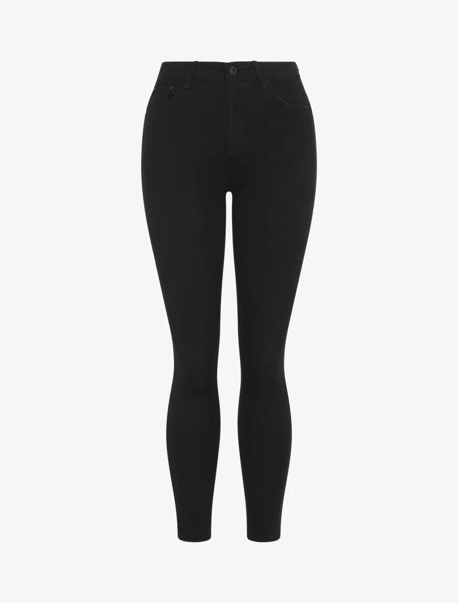 Effen skinny jeans - Zwart