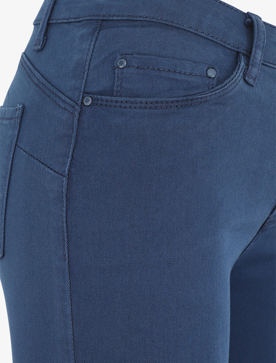 Effen skinny jeans - Marineblauw - Image 3