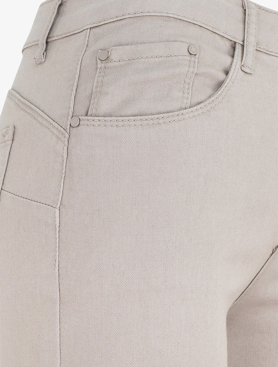 Effen skinny jeans - Taupe - Image 3