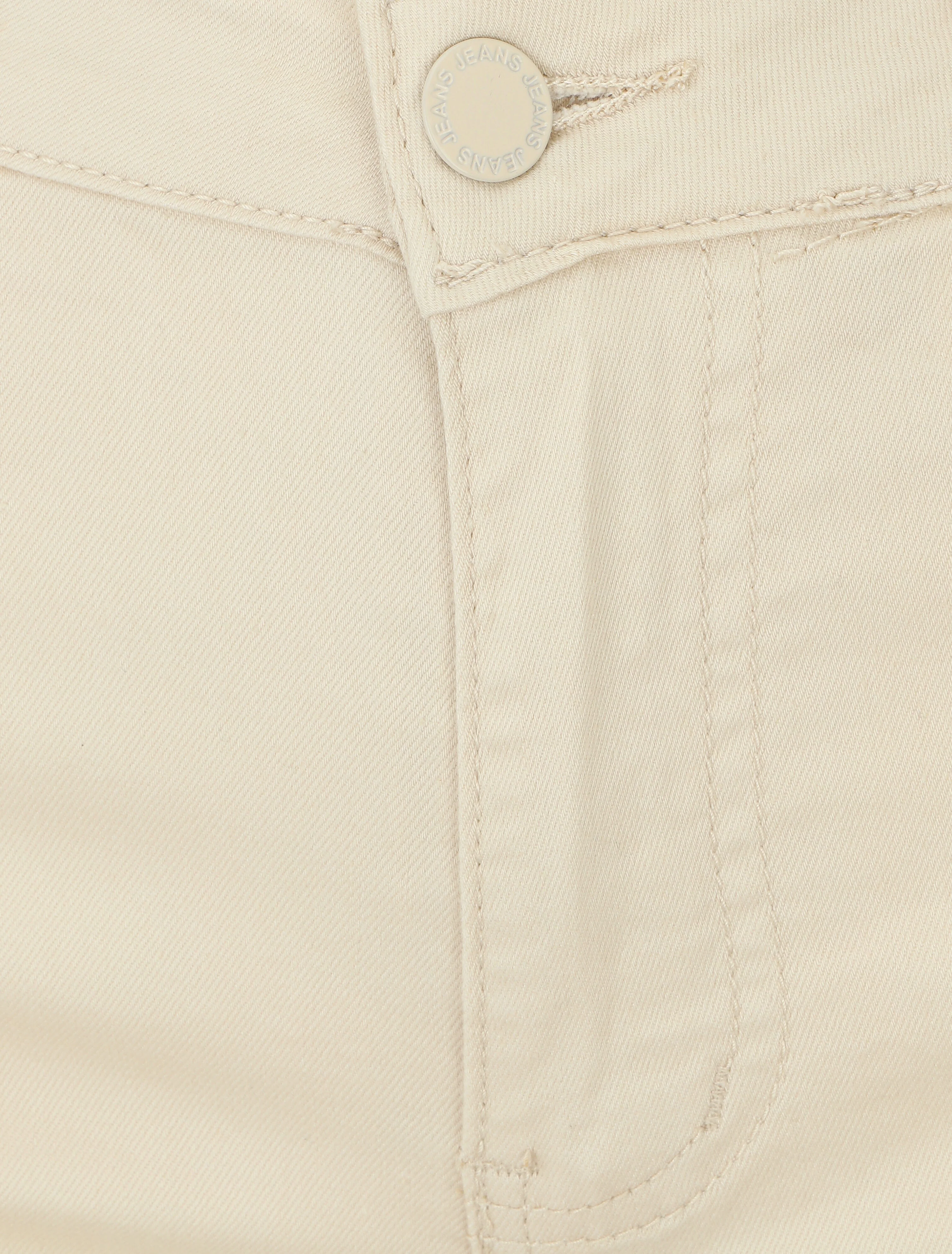 Effen skinny jeans in grote maat - Beige - Image 3