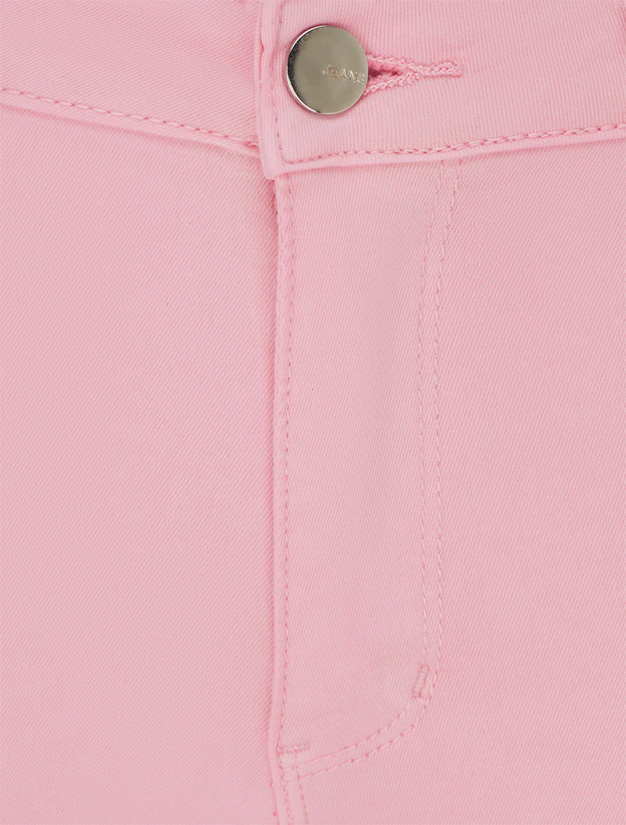 Effen skinny jeans met normale taille - Roos - Image 3