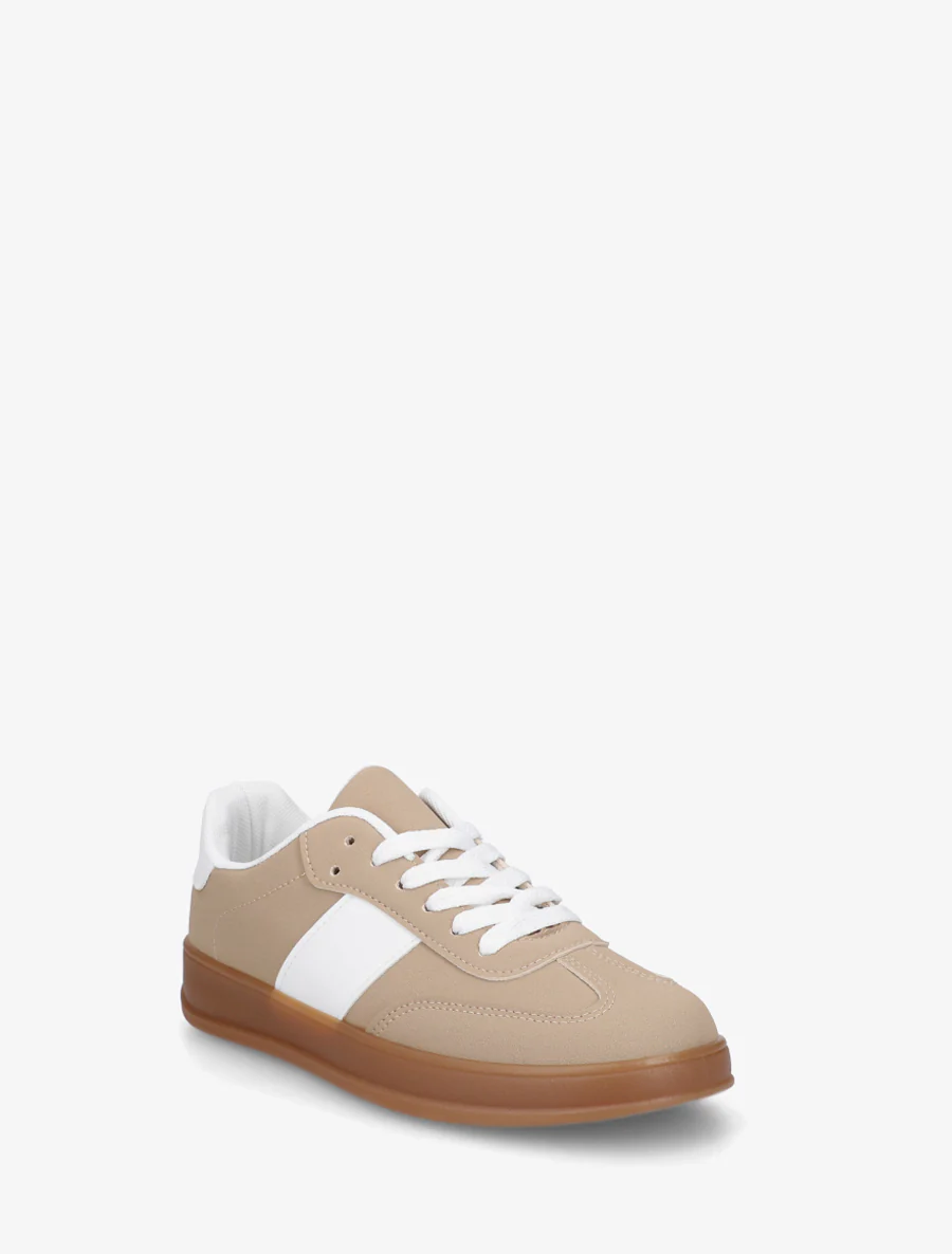 Effen sneakers met rubberen zool - Mol - Image 2