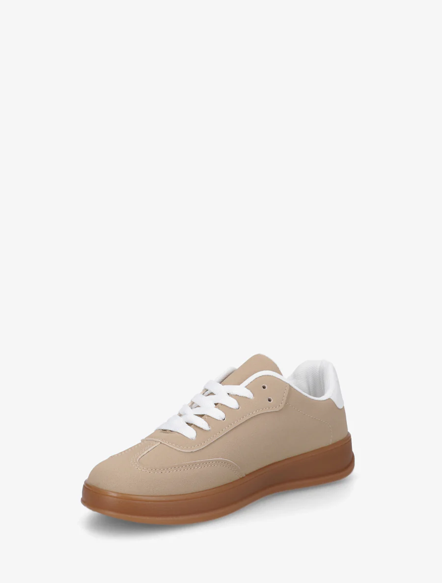 Effen sneakers met rubberen zool - Mol - Image 3