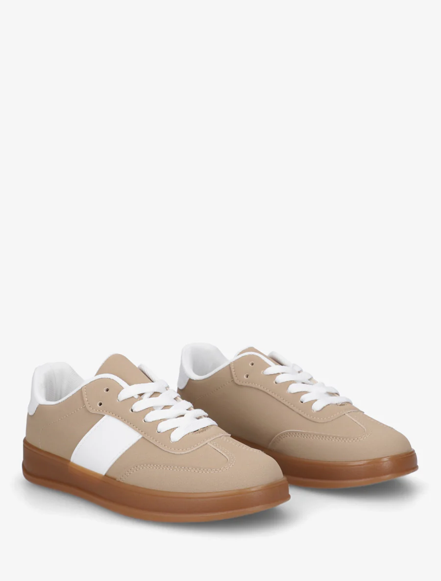 Effen sneakers met rubberen zool - Mol - Image 4