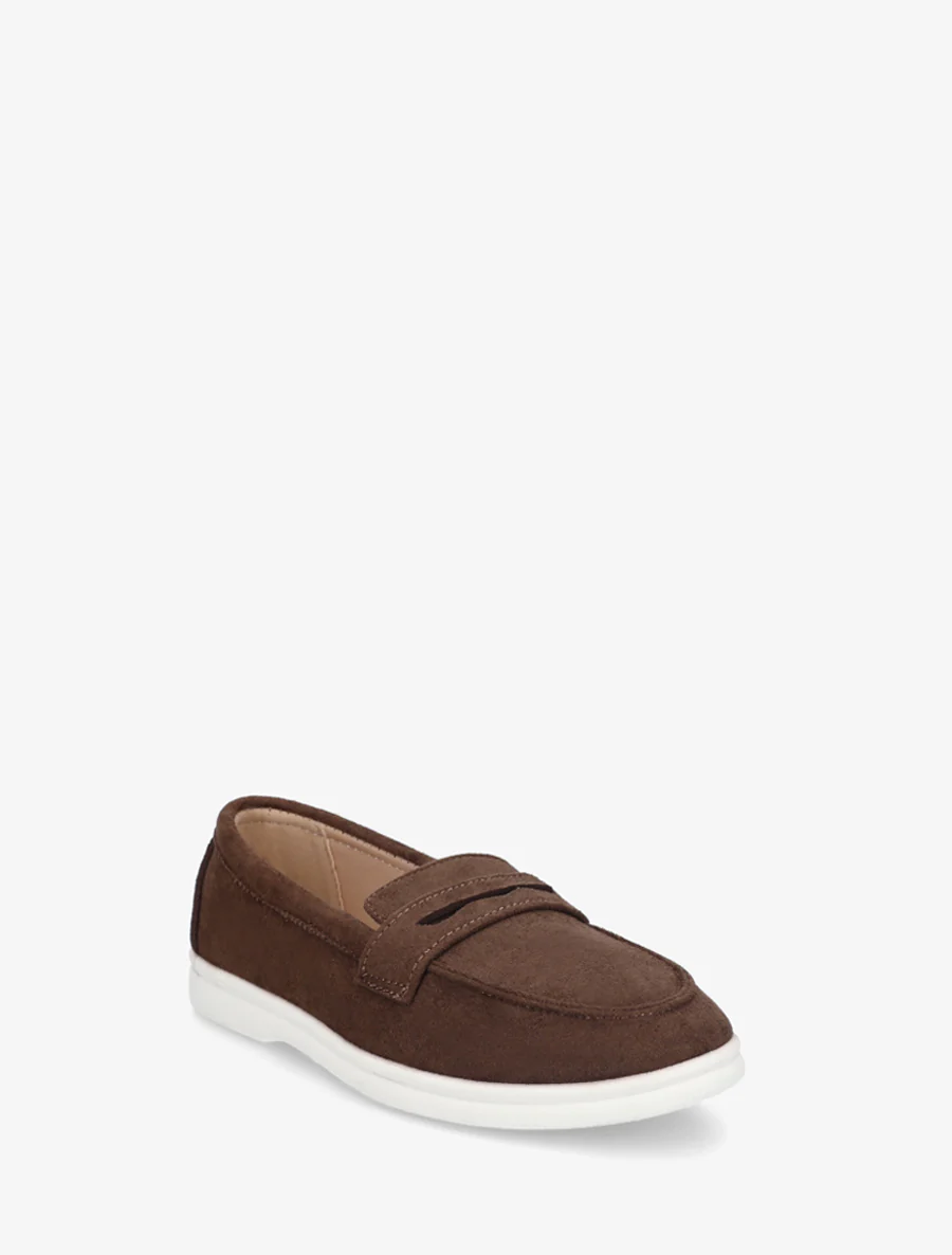 Effen suède mocassins - Bruin - Image 2