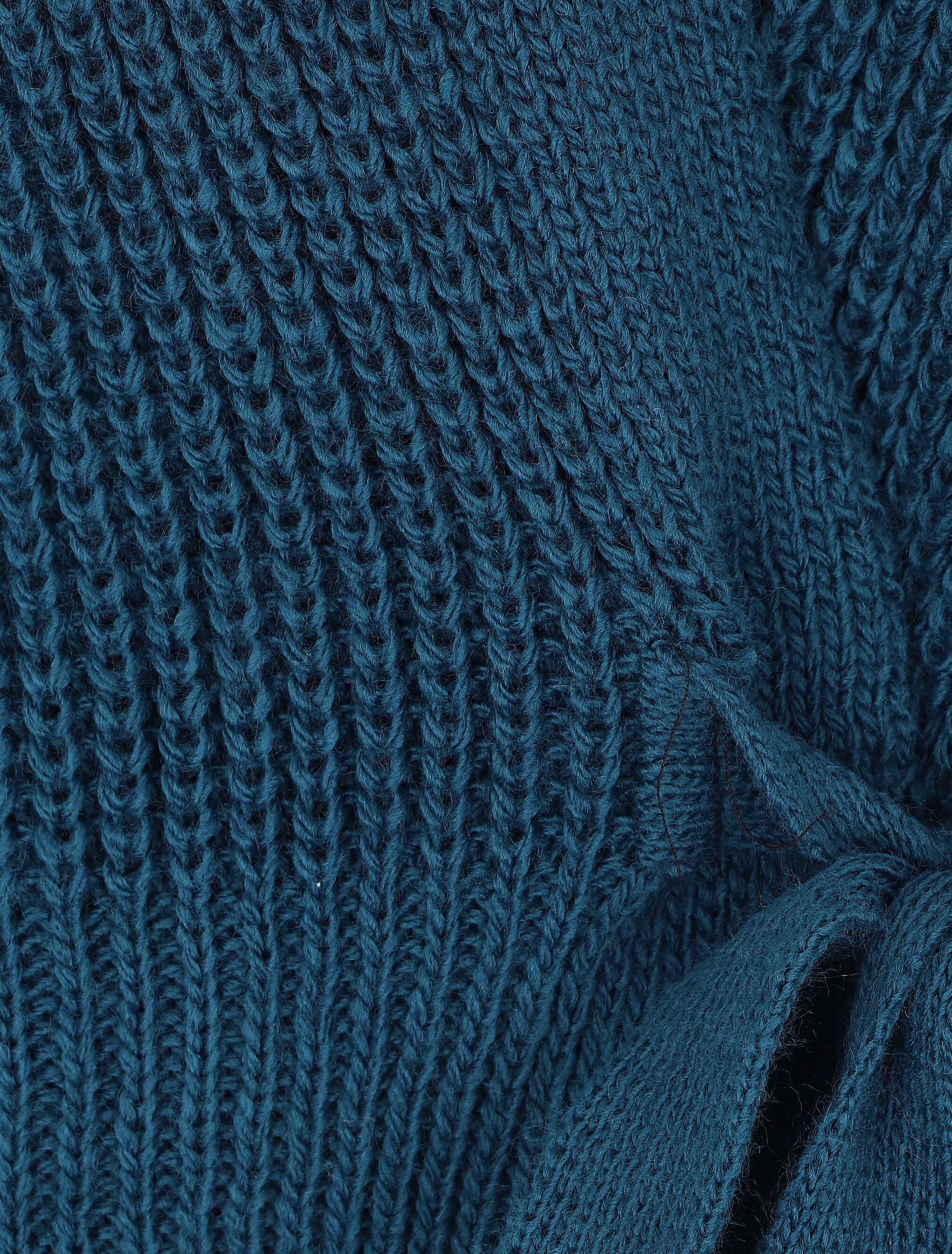 Effen vest met wikkelhals - Blauwgroen - Image 3