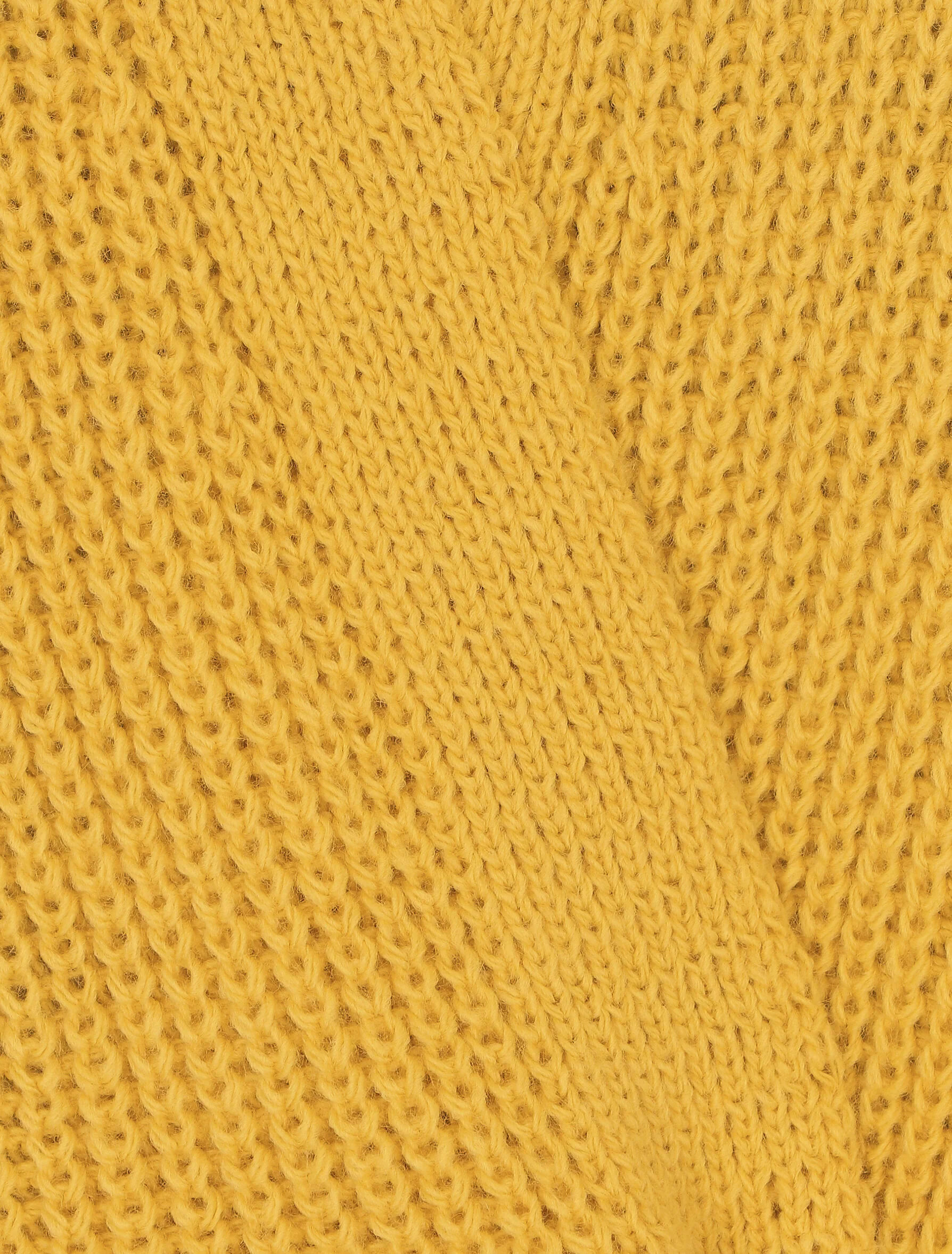 Effen vest met wikkelhals - Geel - Image 3