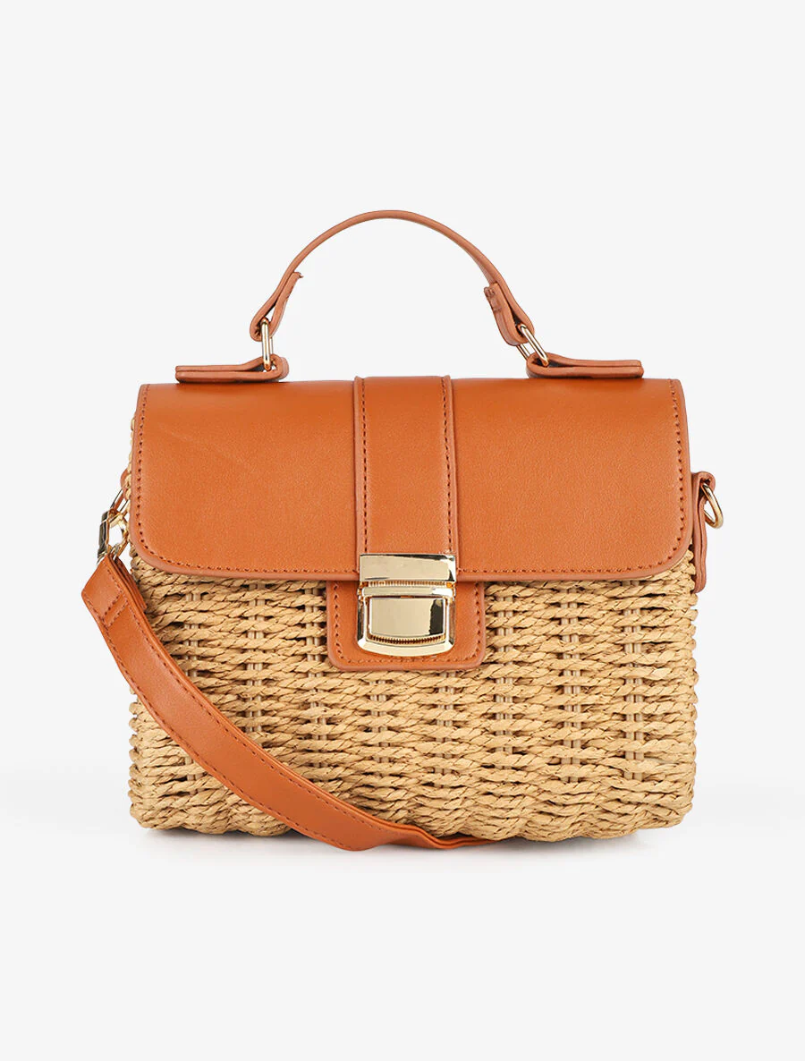 Elisa handtas - Camel/zand