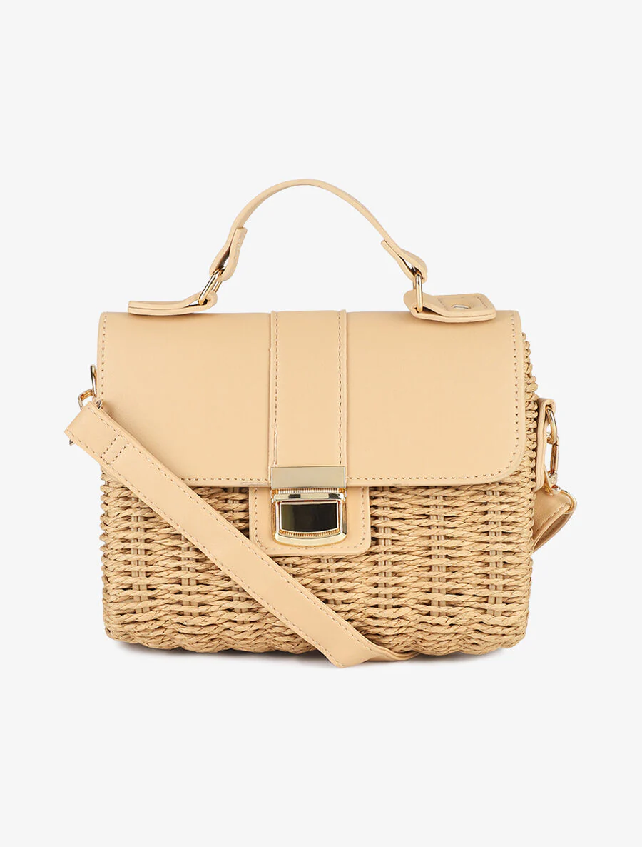 Elisa handtas - Beige/zand