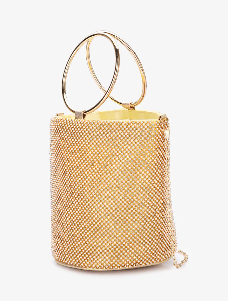 Emmer tas met strass - Goud - Image 2