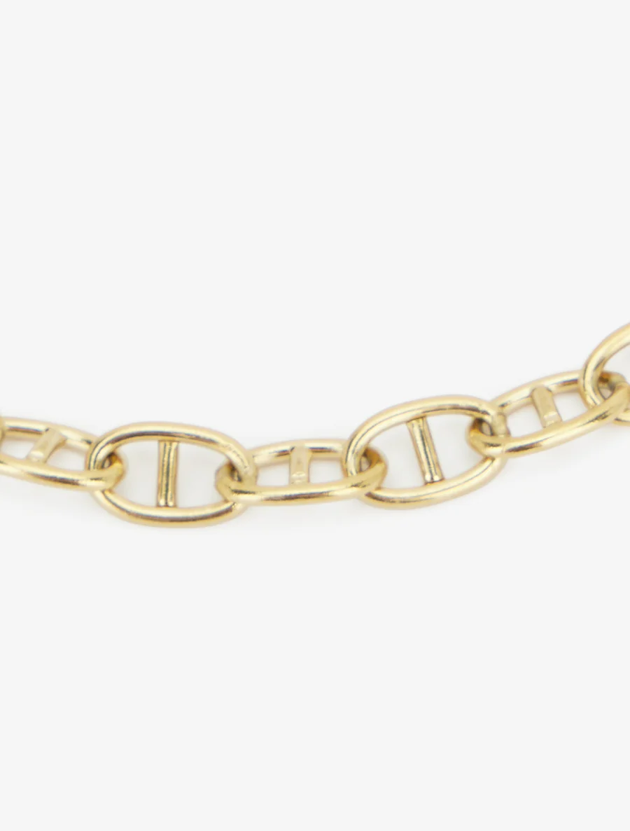 Enkelband met ankerschakels - Goud - Image 3