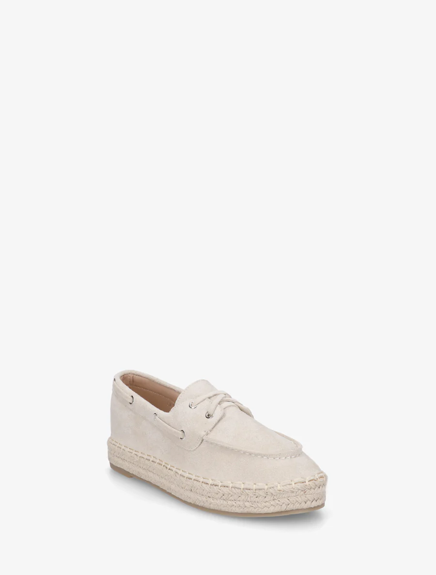 Espadrilles van suèdine - Beige - Image 2