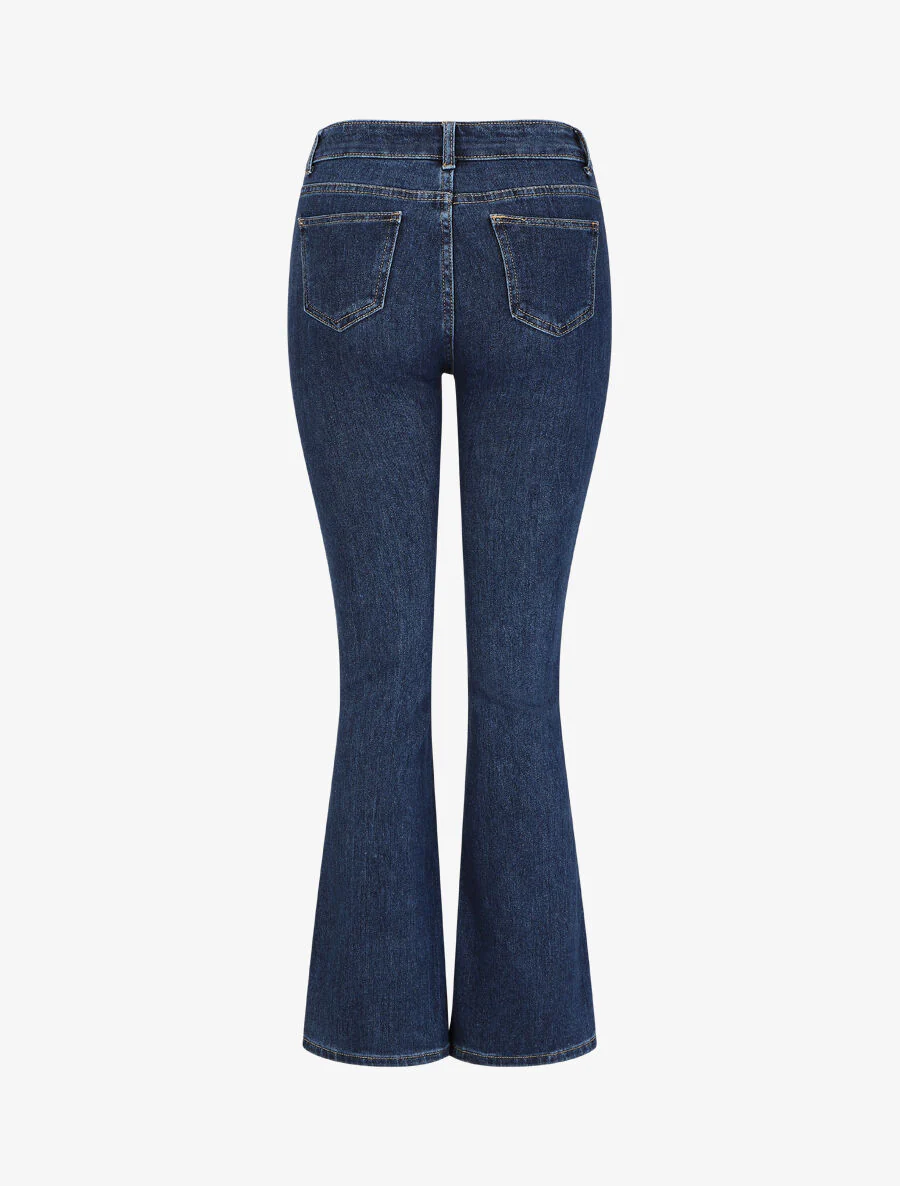 Flare jeans standaard taille - Onbewerkt blauw - Image 2