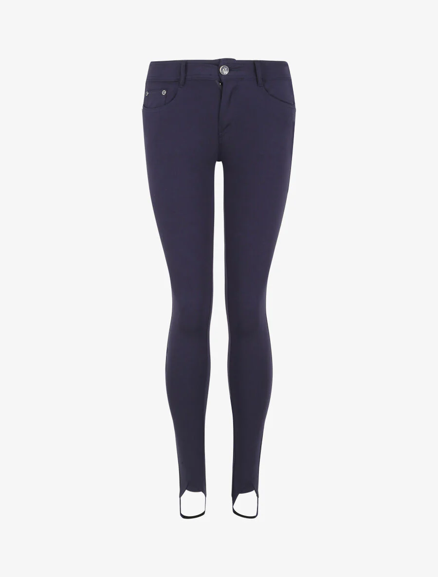 Stretch jeans stijl fuseau - Marine