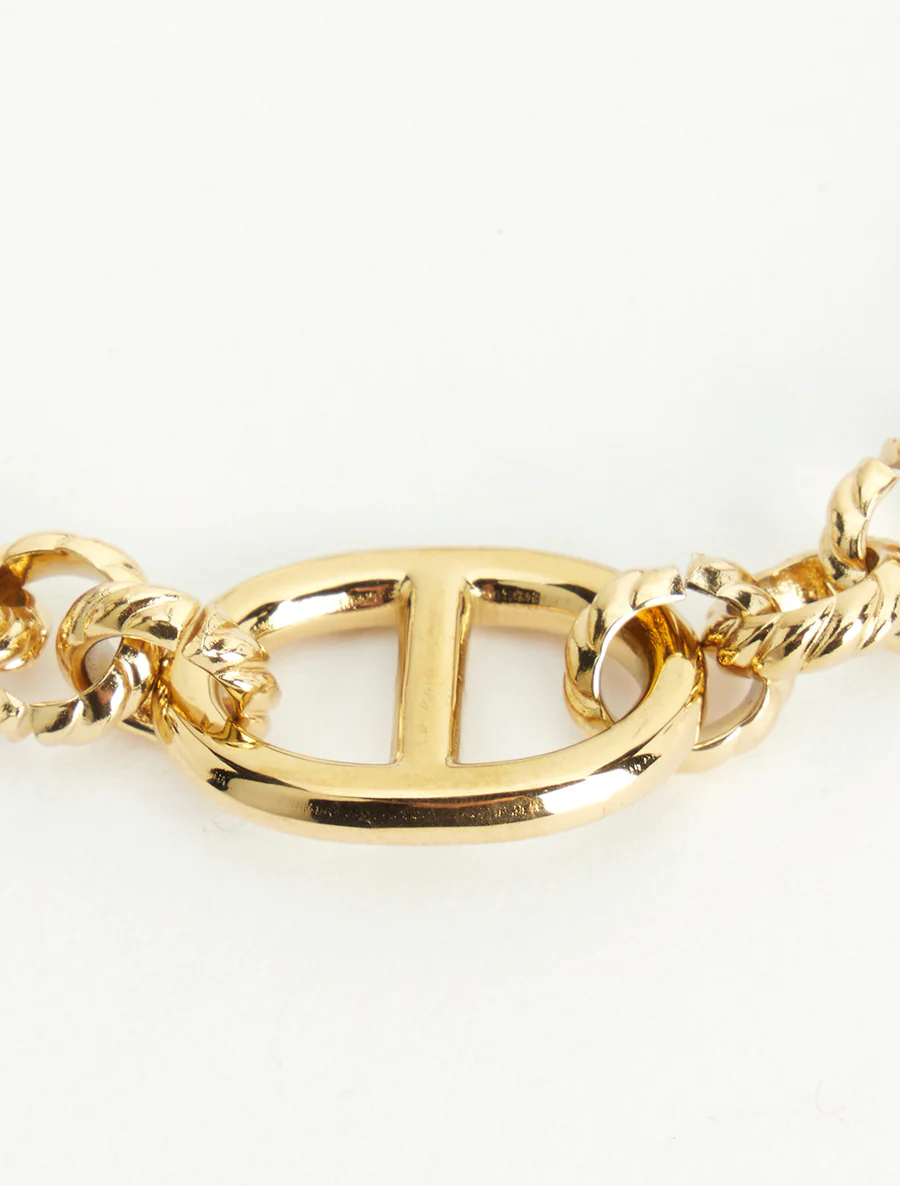 Gedraaide fantasie schakelarmband - Goud - Image 3
