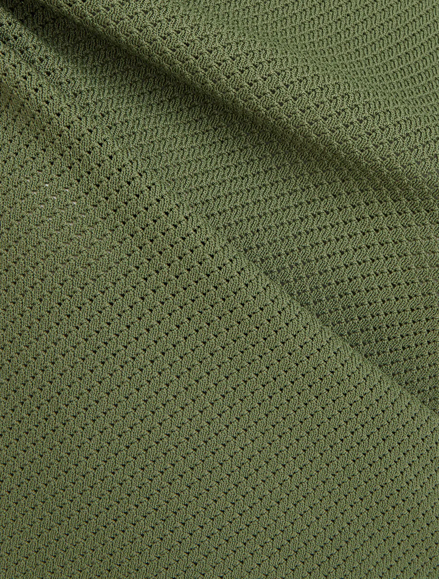 Gehaakt gebreid hemdje - Kaki - Image 3